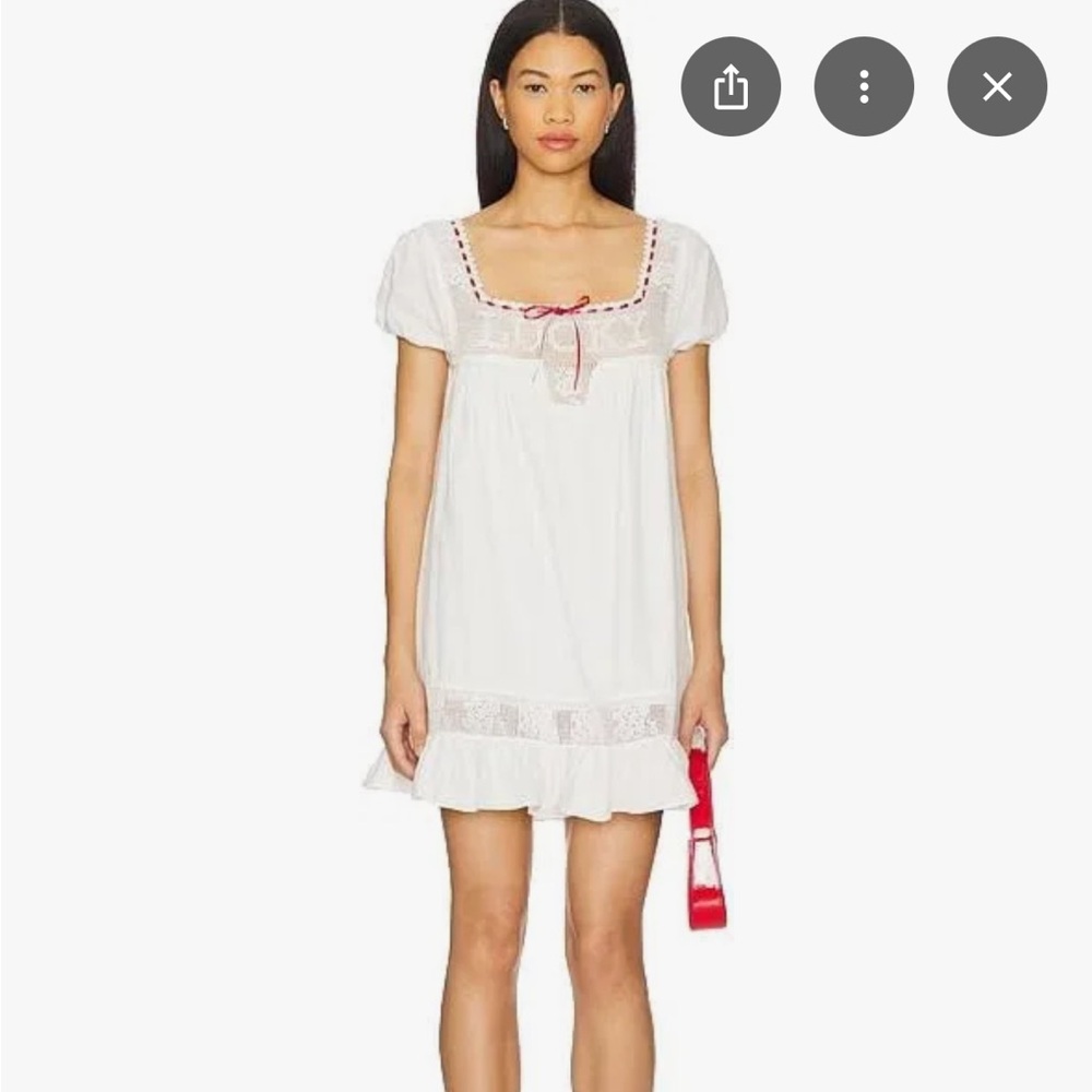 Frankie’s Bikinis Bella Hadid Western Poplin Dress